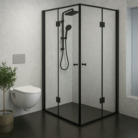 מקלחונים פרזול שחור