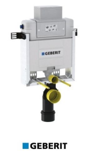 מיכל הדחה נמוך אלפא GEBERIT לקיר בלוק/בטון מיכל הדחה נמוך אלפא GEBERIT לקיר בלוק/בטון