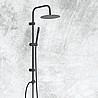 מוט פינוק למקלחת מוברש Roma Brass