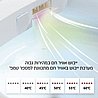 אסלה ריצפתיתי חכמה סופרה צבע לבן מט