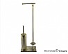 מעמד לנייר טואלט Brass ברונזה עם מברשת אסלה