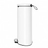 פח אשפה אובלי למטבח פדל 30 ליטר לבן BRABANTIA
