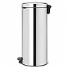 פח אשפה למטבח BRABANTIA פדל 30 ליטר ניקל