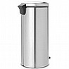 פח אשפה למטבח BRABANTIA פדל 30 ליטר מוברש