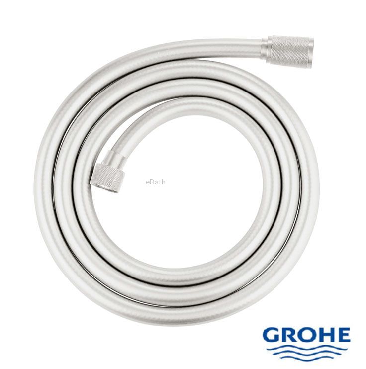 צינור למזלף PVC מוכסף 1.5 מטר, GROHE צינור למזלף PVC מוכסף 1.5 מטר, GROHE