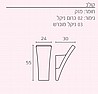קולב לדלת כפול (20 י