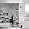 וילון אמבטיה ניו יורק (NEW YORK) בד