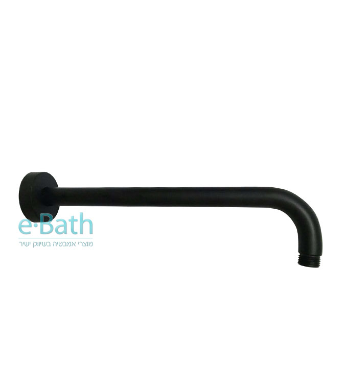 מאריך יציאת צינור עגול שחור מט 40 ס"מ (זרוע) BRASS מאריך יציאת צינור עגול שחור מט 40 ס"מ (זרוע) BRASS