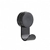 קולב בודד מפואר שחור מט Puck Hook Single