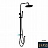 מוט פינוק למקלחת טלסקופית פורשה BRASS