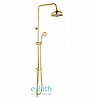 מוט פינוק ברונזה רטרו עם מזלף מיקרופון BRASS