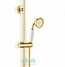 מוט פינוק ברונזה רטרו עם מזלף מיקרופון BRASS