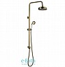 מוט פינוק ברונזה רטרו עם מזלף מיקרופון BRASS