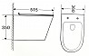 אסלה תלויה לבן Rimless Lcean