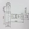 סיפון ניקל מפואר מתכת לכיור רחצה BRASS.