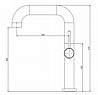 ברז פרח לכיור אמבטיה זהב מט KAG