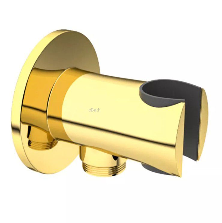 נקודת מים עגולה לבן מט עם תופסן למזלף BRASS נקודת מים עגולה לבן מט עם תופסן למזלף BRASS