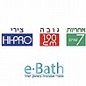 מקלחון 2 דלתות על ציר ודופן אחת קבועה, ממידה 68 ס