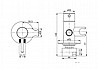אינטרפוץ למתיזן רוז גולד מים חמים וקרים BRASS