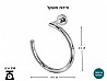 מוט מגבת עגול SILVER