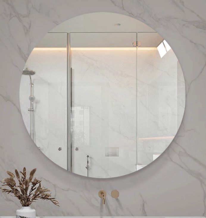 מראה קריסטלית עגולה קוטר 40/50/60/80 מראה קריסטלית עגולה קוטר 40/50/60/80