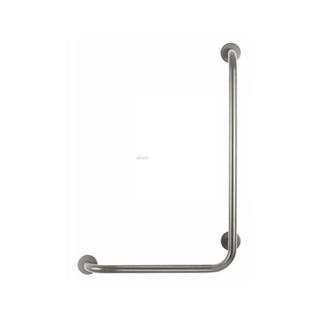 ידית אחיזה L שמאל מנירוסטה- גימור מוברש 80X60 ידית אחיזה L שמאל מנירוסטה- גימור מוברש 80X60
