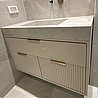 ארון אמבטיה תלוי עם כיור גרניט פורצלן LINE Granit-B