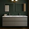 ארון אמבטיה תלוי מודרני עם חזיתות פורמייקה FORMICA barracuda
