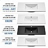 ארון אמבטיה תלוי LINE WOOD