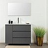 ארון אמבטיה תלוי מודרני עם חזיתות פורמייקה FORMICA MONACO