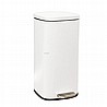 פח אשפה למטבח לבן מרובע 30 ליטר Pedal bin
