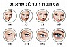 מראה מגדילה קוסמטית,תאורת LED על סוללות נטענות YS-3000