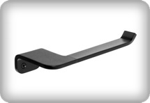 אביזירי אמבטיה בהדבקה שחור מט FLAT