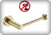 אביזרי אמבטיה בהדבקה זהב מט