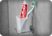 כוס תלוי למברשות שיניים